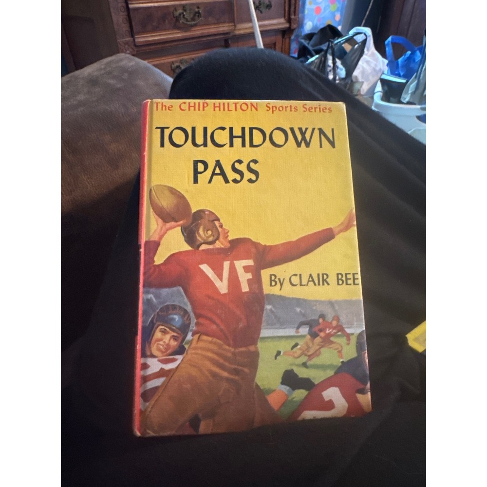 Touchdown Pass Clair Bee Chip Hilton Sport Series '48 Grosset & Dunlap Hardcover